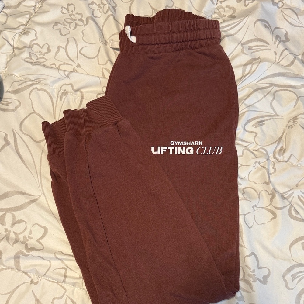Gymshark Womens Burgundy Joggers